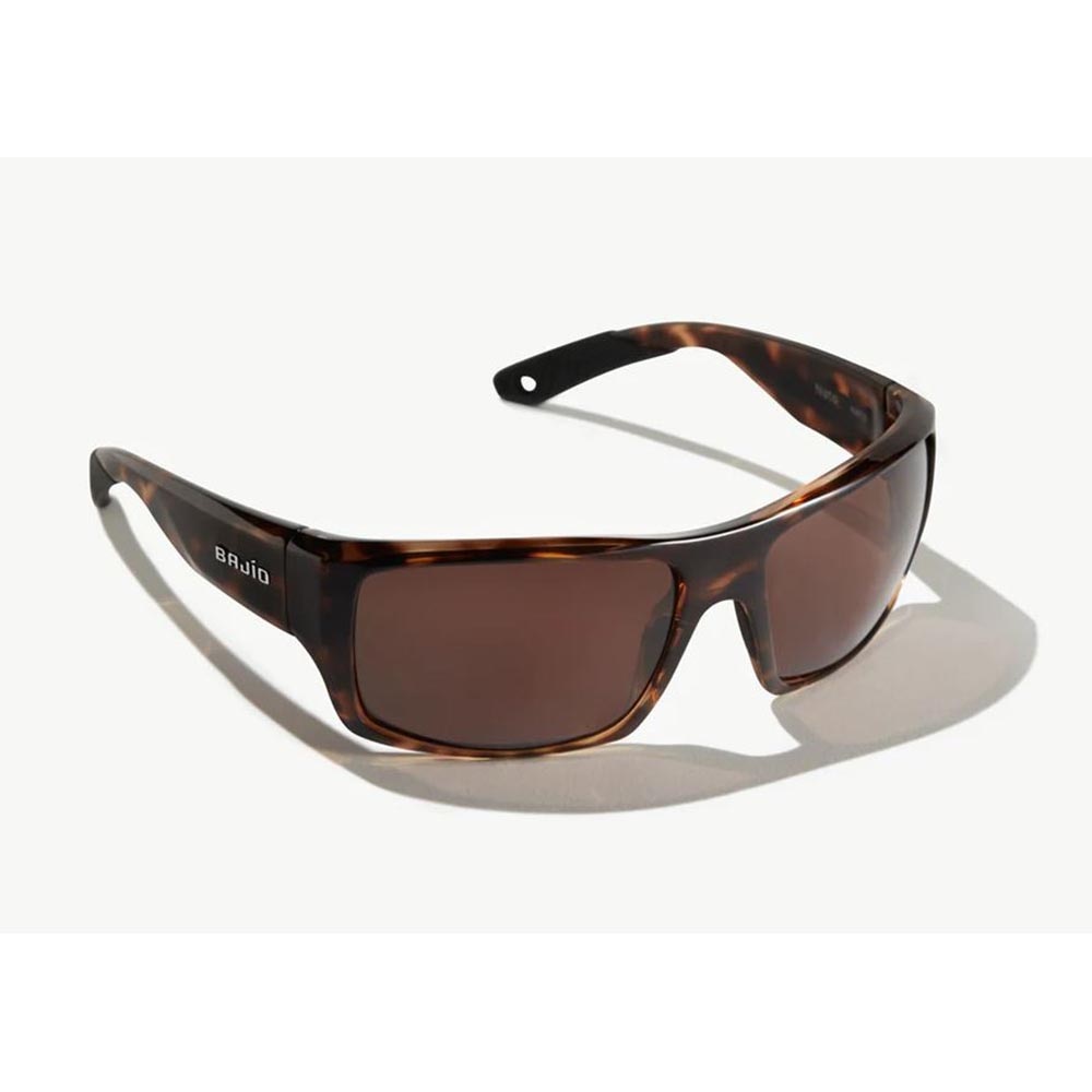 Bajio Nato Sunglasses Polarized in Dark Tortoise Gloss with Copper Plastic